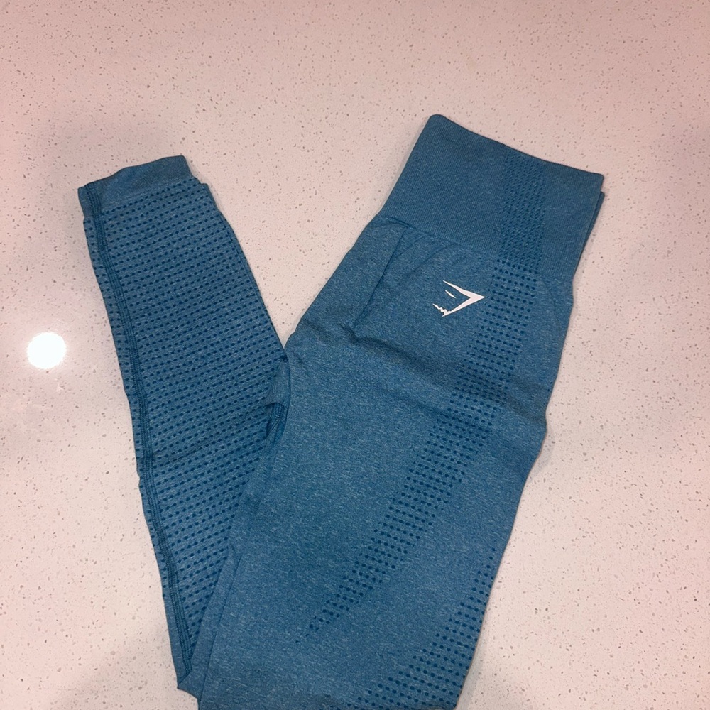 Gymshark Teal Women’s Vital Seamless Leggings | Size Small | Like New